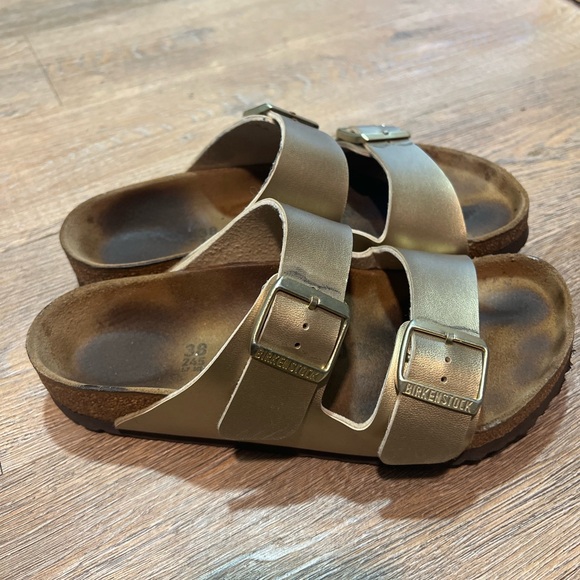 Birkenstock Gold Sandals - Picture 1 of 5